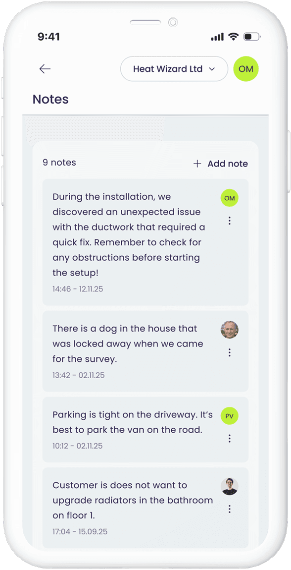 Work on projects together